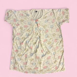 Vintage Take Nine Maternity Nightgown | Nursing Access | Stars Print | Sz M
